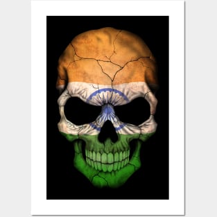 Indian Flag Skull Posters and Art